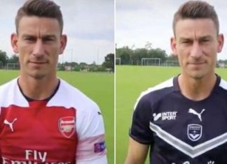 Fansat e Arsenalit nervoz me Koscielnyn dhe Bordeauxin, e quajnë mosrespekt prezantimin e lojtarit me heqjen e fanellës
