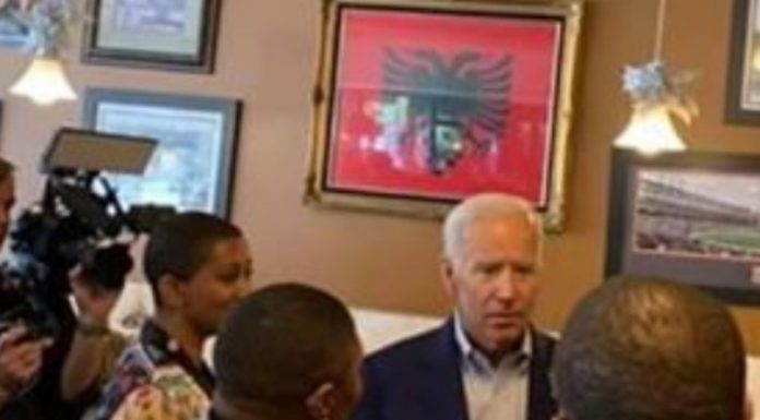 biden restorant shqiptar