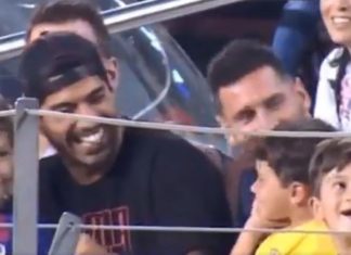 Djali i Messit e feston golin e Real Betisit kundër Barçës, shikoni reagimin e Suarezit (VIDEO)