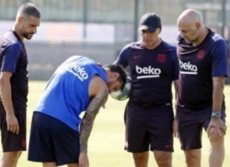 Barcelona me komunikatë zyrtare, Messi lëndohet në stërvitjen e parë
