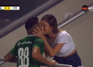 Shënoi dhe shkoi të puthte të dashurën, por u bë gazi i botës (VIDEO)