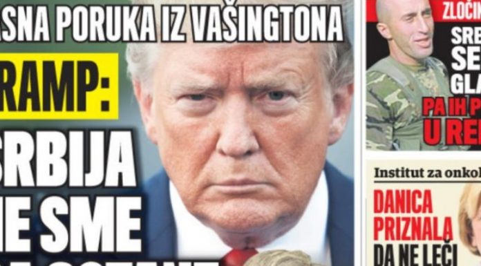 trump media serbe