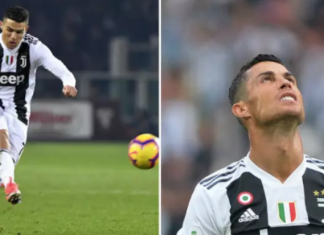 Statistikat tregojnë se Ronaldo është goditësi i dytë më i keq në histori të gjuajtjeve të lira në Serie A