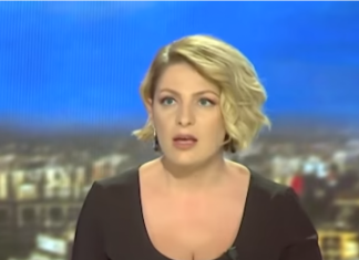 Tërmeti tmerron “Live” prezantuesen në studion e lajmeve (VIDEO)
