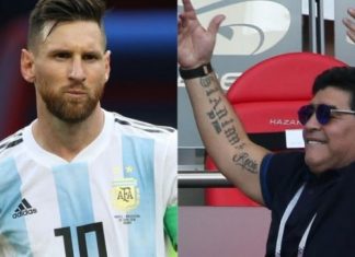 Maradona: E mësova Messin si të shënoj nga gjuajtja e lirë