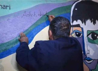 Fjalia emocionuese që shkruajti në mural babai i Astrit Deharit