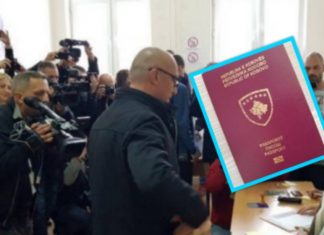 Goran Rakiq voton me pasaportë të Kosovës