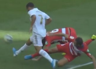 Hazard gjen golin e parë me fanellën e Real Madridit, një super gol që duhet ta shihni edhe njëherë (VIDEO)