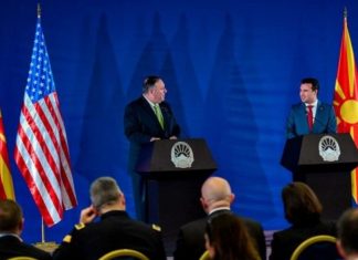 Pompeo alarmon Maqedoninë e Veriut: Kujdes nga ndikimet ruse dhe teknologjia kineze