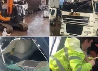 Punëtori i pakënaqur shkatërron makinat e shefit, kamionin pastaj makinën e tij në vlerë prej 80 mijë euro (VIDEO)