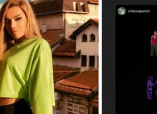Futbollisti i Real Madridit ia shpërndau këngën, Tayna nuk ngurron dhe reagon menjëherë (FOTO)