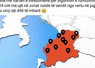 Djallëzi apo syleshësi? Ujësjellësat e Ramës lënë “Kosovën nën Serbi”, gabimi u korrigjua pas një ore