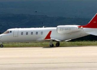 Aeroplanit qeveritar i bllokohet rrota, ateron urgjentisht