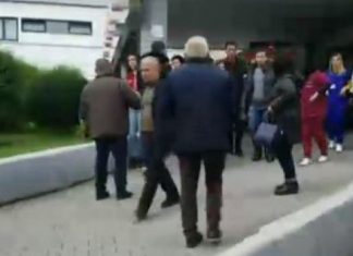 Tërmet 5.1 ballë, dëmtohet Spitali i Durrësit, mjekët dhe pacientët dalin të alarmuar (FOTO)