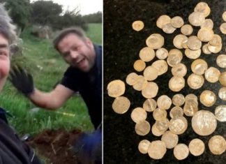 Kërkonte unazën e humbur të shokut, zbulon thesarin që i mahniti të gjithë