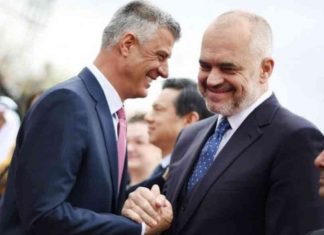 Hashim Thaçi-Edi Ramës: Të heqim kufirin dhe doganën mes Shqipërisë dhe Kosovës