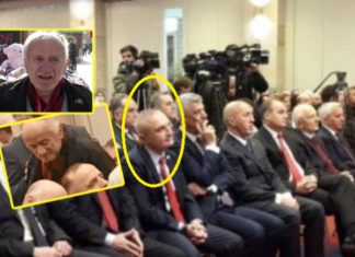 Plaku nga Kosova që dha 10 euro nga pensioni për tërmetin në Shqipëri deshi t’i jap diçka Ilir Metës, sigurimi e largon (VIDEO)