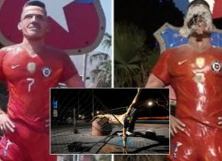 Pas statujës së Ibrahimovicit, demolohet edhe ajo e Alexis Sanchezit