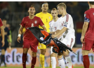 Ku ka përfunduar droni dhe flamuri që u ngritën në Beograd? (FOTO)