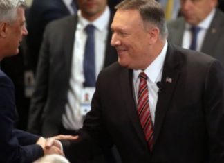 Thaçi takohet me Pompeon në Munih, Ja për çka biseduan