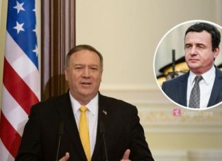 Pompeo i shkruan Kurtit, heqja e taksës dhe njohja e ndërsjellë me Serbinë konsiderohen prioritete
