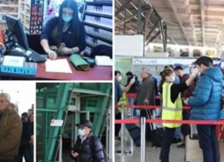 Dalin pamjet! Çfarë po ndodh në Rinas. Si po kontrollohen pasagjerët për koronavirusin