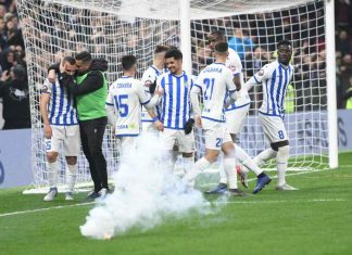 Kryevepër bardheblu në derbi, Tirana shpartallon Partizanin me rezultat 5:1