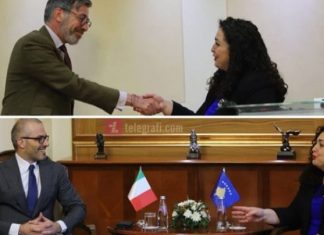 Osmani takon ambsadorët Heldt dhe Orlando, thotë se taksa ndaj Serbisë do të zëvendësohet me reciprocitet