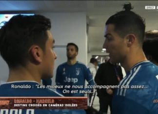 Ronaldo kapet duke i fajësuar bashkëlojtarët për humbjen ndaj Lyonit (VIDEO)