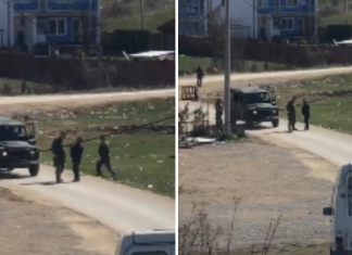 Skandaloze! Xhandarmëria e Serbisë futet në territorin e Kosovës, kontrollon shqiptarin para shtëpisë (VIDEO)