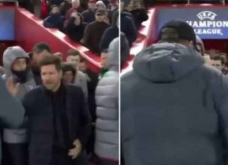 Takimi i veçantë i Klopp dhe Simeone shkaku i koronavirusit (VIDEO)