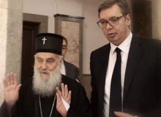 Irinej dhe Vuçiç kërcënojnë hapur Malin e Zi: Njohu Kosovën, kërkon të zhdukë serbët