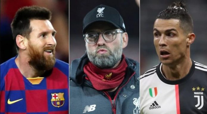 messi ronaldo klopp