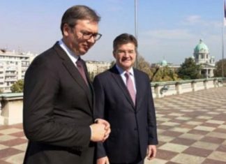 Lajçak nesër takohet me Vuçiqin, flasin për dialogun Kosovë-Serbi