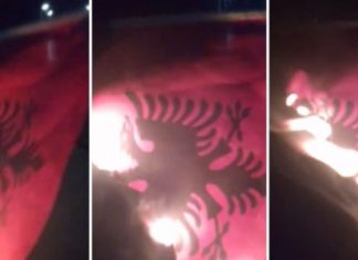 Dogji flamurin shqiptar në mes të Sarandës, kujtohet policia, shpallet në kërkim minoritari grek