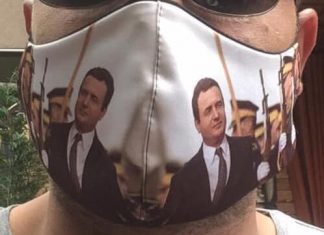 Ndodh edhe kjo, shqiptari e vendos foton e Albin Kurtit në maskë (FOTO)