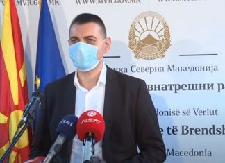 Angellovski: Arrestohet një person për shkelje të rendit dhe qetësisë në Shkup