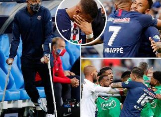 Mbappe në dyshime për Ligën e Kampionëve, francezi shihet duke ecur me paterica