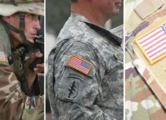 Arsyeja se pse flamuri amerikan është i vendosur mbrapsht në uniforma të ushtrisë