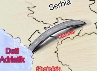 Demonstrohet harta, ja si do të kalojë Serbia në Detin Adriatik përmes Kosovës