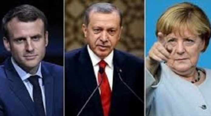 merkel macron erdogan
