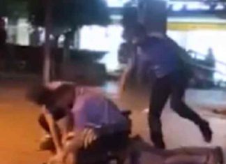 S’kishte maskë, policia rrah qytetarin në qendër të Prishtinës në sytë e fëmijëve (VIDEO)