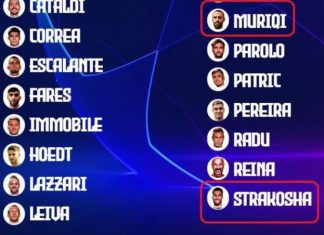 Muriqi dhe Strakosha në skuadrën e Lazios për Ligën e Kampionëve