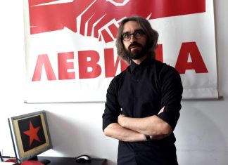 ”Levica” kërkon inspektime për flamurin shqiptar në stadiume dhe përmendoren e Xhemë Gostivarit