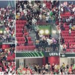 Fillon sherri në stadium, grushte te sektori i tifozëve të Feyenoordit
