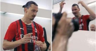 Info Shqip: Ibrahimovic nuk përmbahet në zhveshtore duke rrotulluar edhe tavolinën dhe ndez atmosferën: Tani Italia i përket Milanit
