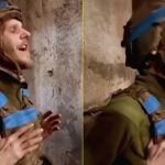 I bllokuar në Mariupol, ushtari ukrainas interpreton këngën fituese të Eurovision, ndërsa në sfond dëgjohen bombardimet ruse