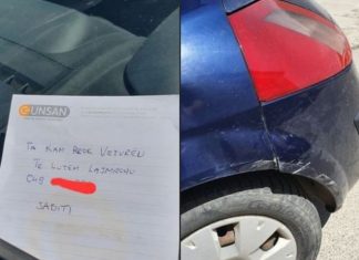 E goditi një veturë sa ishte duke dalë nga parkingu, gjesti i 70-vjeçarit bëhet viral (FOTO)