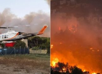 Pamje të tmerrshme, ‘digjet’ Athina, banorët dhe banesat në rrezik (VIDEO)