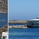 Fundoset jahti superluksoz në Mykonos (VIDEO)